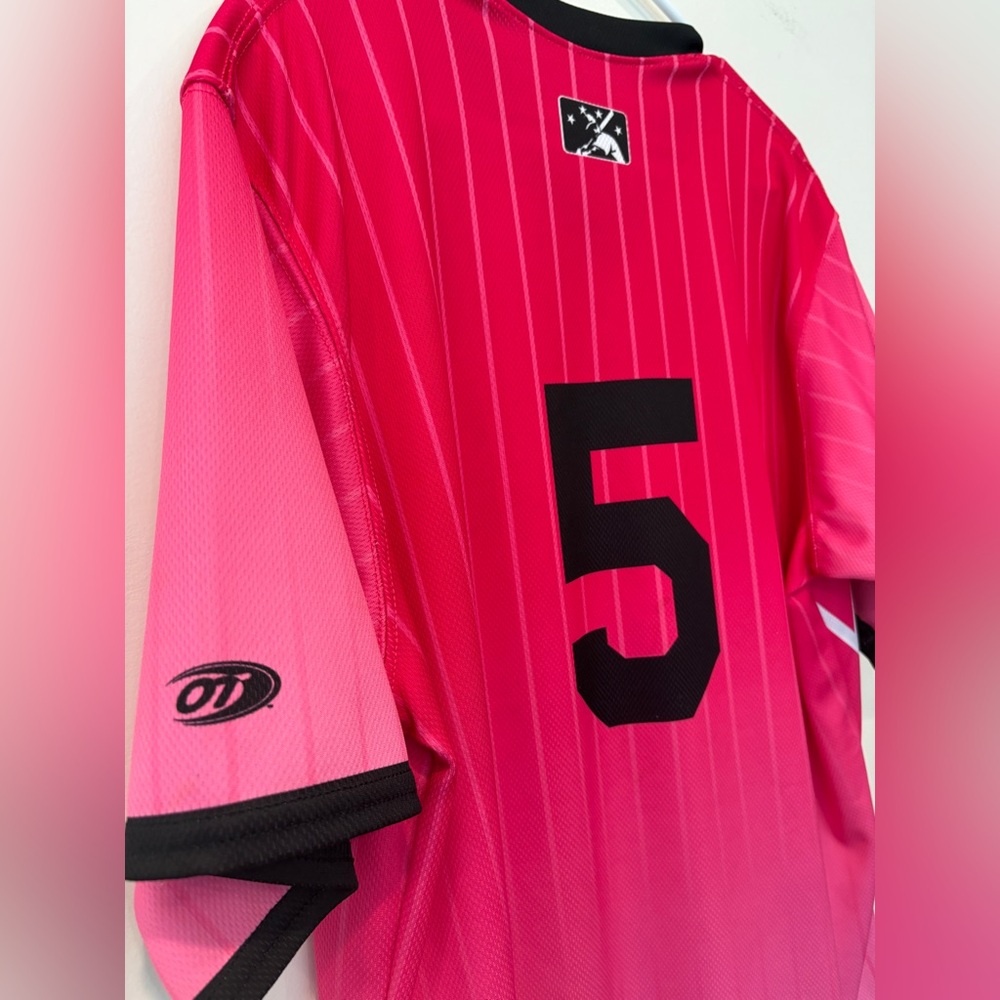 B’ham Barons Authentic Game Jersey for Breast Cancer Awareness, size 46(xl), - Picture 5 of 9